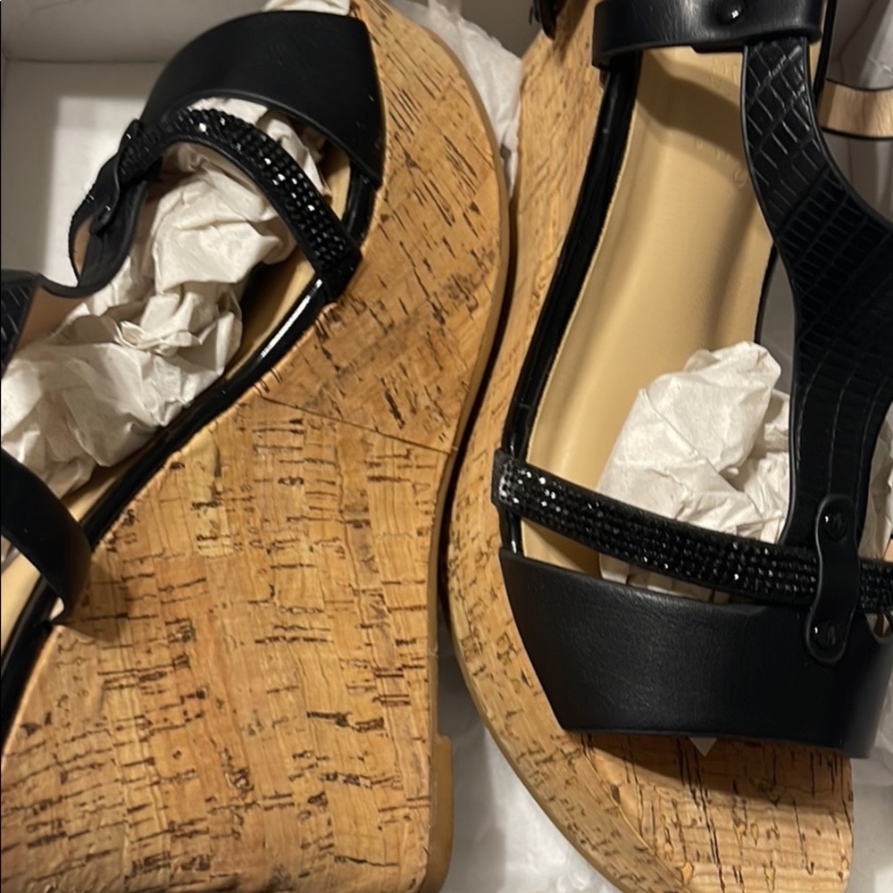Wedge Shoes Black